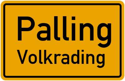 Straßenverzeichnis Palling Volkrading