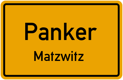 Straßenverzeichnis Panker Matzwitz