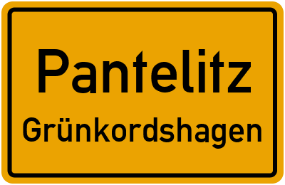 Straßenverzeichnis Pantelitz Grünkordshagen