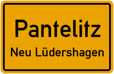Straßenverzeichnis Pantelitz Neu Lüdershagen