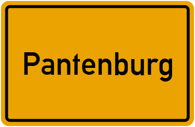 Ortsschild von Gemeinde Pantenburg in Rheinland-Pfalz