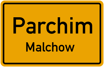 Straßenverzeichnis Parchim Malchow