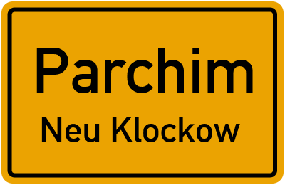 Straßenverzeichnis Parchim Neu Klockow