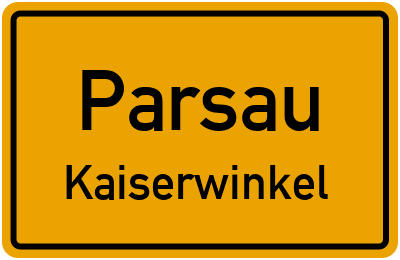 Straßenverzeichnis Parsau Kaiserwinkel