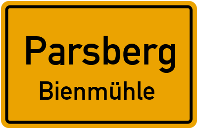 Straßenverzeichnis Parsberg Bienmühle