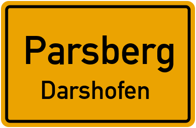Straßenverzeichnis Parsberg Darshofen