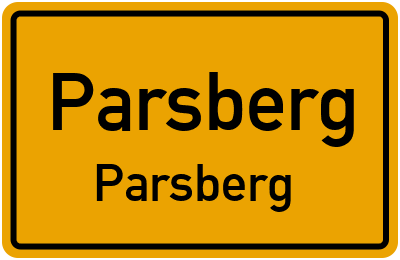 Straßenverzeichnis Parsberg Parsberg