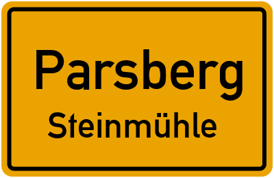 Straßenverzeichnis Parsberg Steinmühle