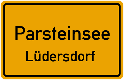 Straßenverzeichnis Parsteinsee Lüdersdorf