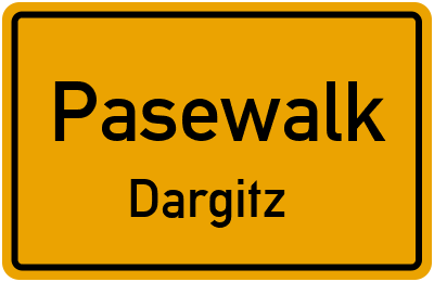 Straßenverzeichnis Pasewalk Dargitz