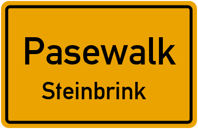 Straßenverzeichnis Pasewalk Steinbrink