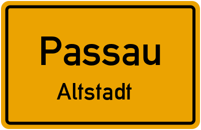 Straßenverzeichnis Passau Altstadt