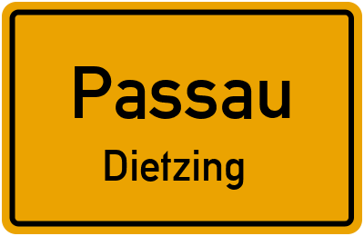 Straßenverzeichnis Passau Dietzing