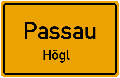 Straßenverzeichnis Passau Högl