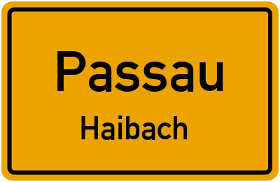 Straßenverzeichnis Passau Haibach