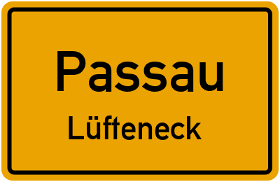 Straßenverzeichnis Passau Lüfteneck