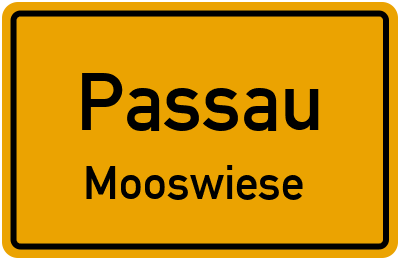 Straßenverzeichnis Passau Mooswiese