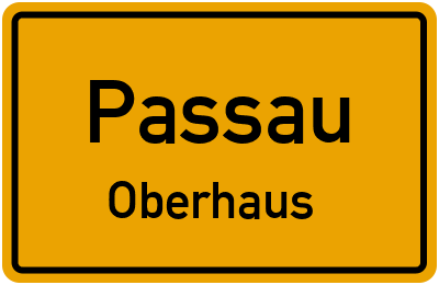 Straßenverzeichnis Passau Oberhaus