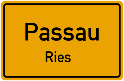 Straßenverzeichnis Passau Ries