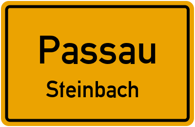 Straßenverzeichnis Passau Steinbach