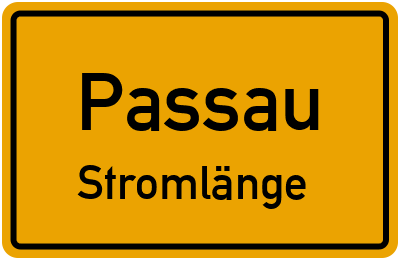 Straßenverzeichnis Passau Stromlänge