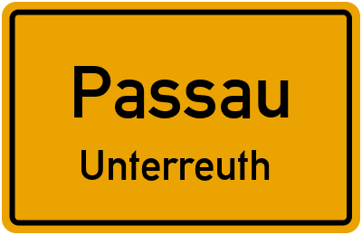 Straßenverzeichnis Passau Unterreuth