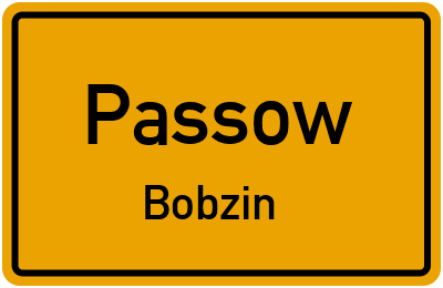 Straßenverzeichnis Passow Bobzin