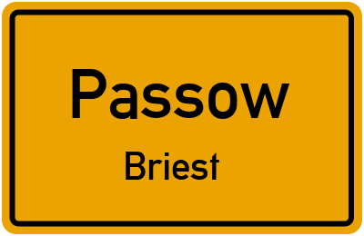 Straßenverzeichnis Passow Briest