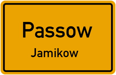 Straßenverzeichnis Passow Jamikow