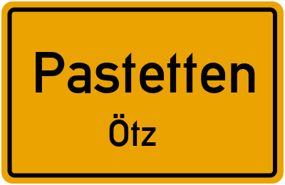 Straßenverzeichnis Pastetten Ötz
