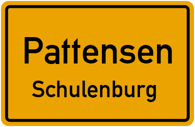 Ortsschild Pattensen Schulenburg
