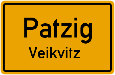 Straßenverzeichnis Patzig Veikvitz