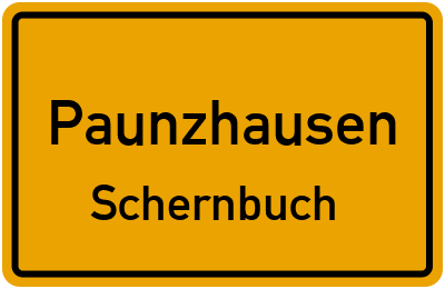 Straßenverzeichnis Paunzhausen Schernbuch