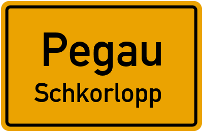 Straßenverzeichnis Pegau Schkorlopp
