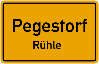 Straßenverzeichnis Pegestorf Rühle