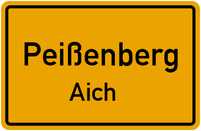 Straßenverzeichnis Peißenberg Aich