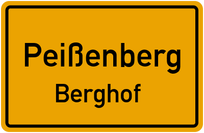 Straßenverzeichnis Peißenberg Berghof