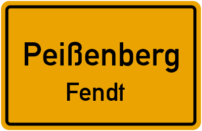 Straßenverzeichnis Peißenberg Fendt