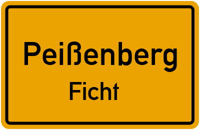 Straßenverzeichnis Peißenberg Ficht
