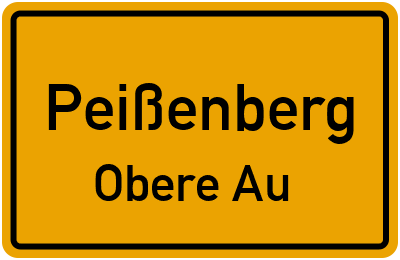Straßenverzeichnis Peißenberg Obere Au