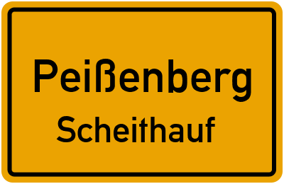 Straßenverzeichnis Peißenberg Scheithauf
