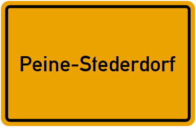 Branchenbuch Peine-Stederdorf, Niedersachsen