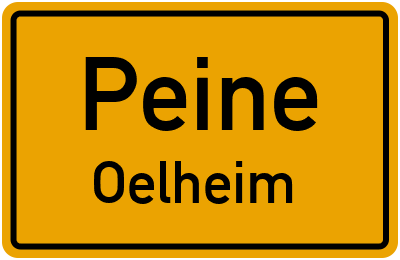 Straßenverzeichnis Peine Oelheim