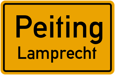 Straßenverzeichnis Peiting Lamprecht