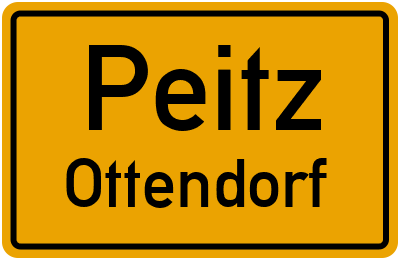 Straßenverzeichnis Peitz Ottendorf
