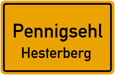 Straßenverzeichnis Pennigsehl Hesterberg