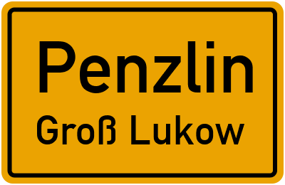 Straßenverzeichnis Penzlin Groß Lukow