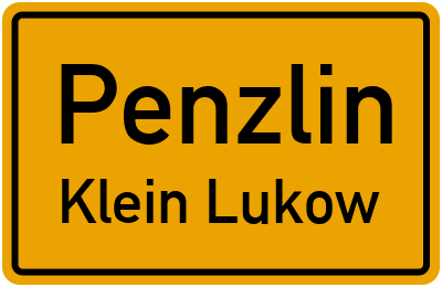 Straßenverzeichnis Penzlin Klein Lukow