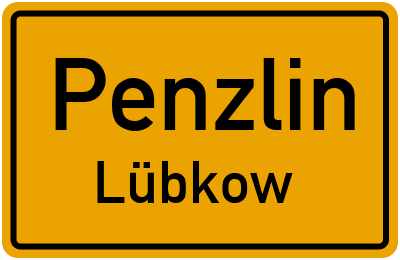Straßenverzeichnis Penzlin Lübkow