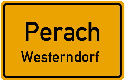 Straßenverzeichnis Perach Westerndorf